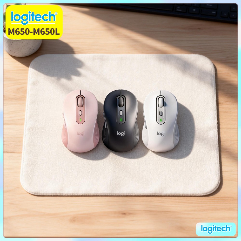 Office Tech For Home - Logitech M650/M650L Signature Mouse - Wireless,