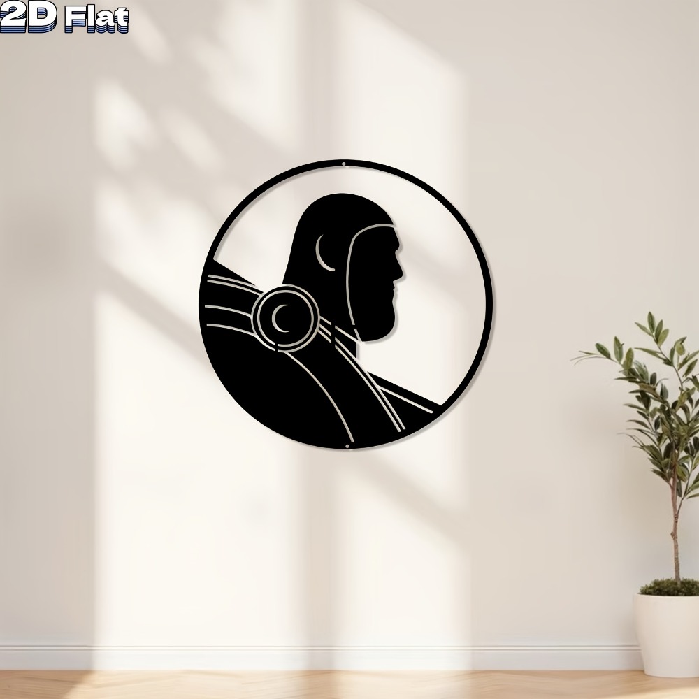 Modern Robot Aluminum Wall Art - Office Tech For Home 评论和价格