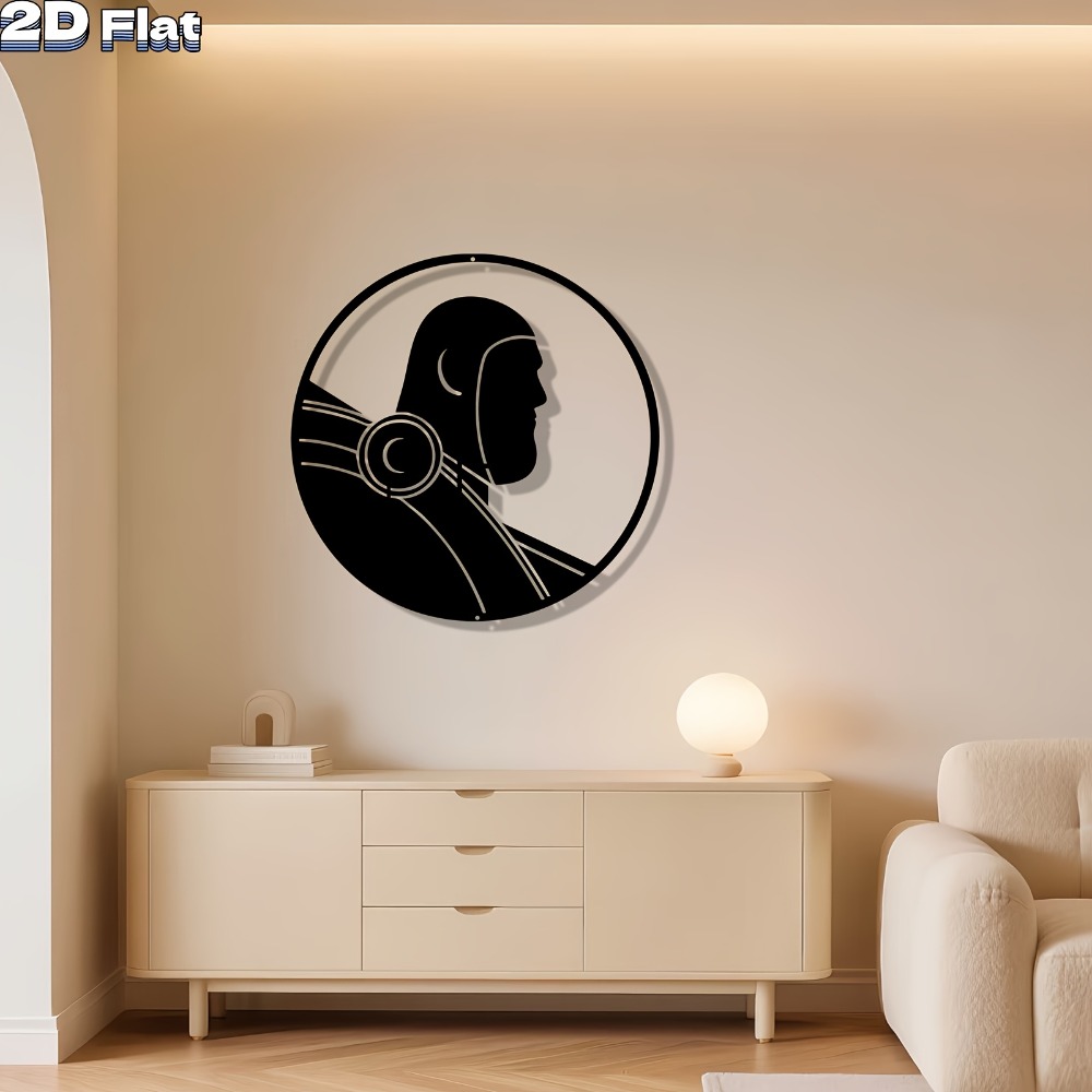 Modern Robot Aluminum Wall Art - Office Tech For Home 评论和价格