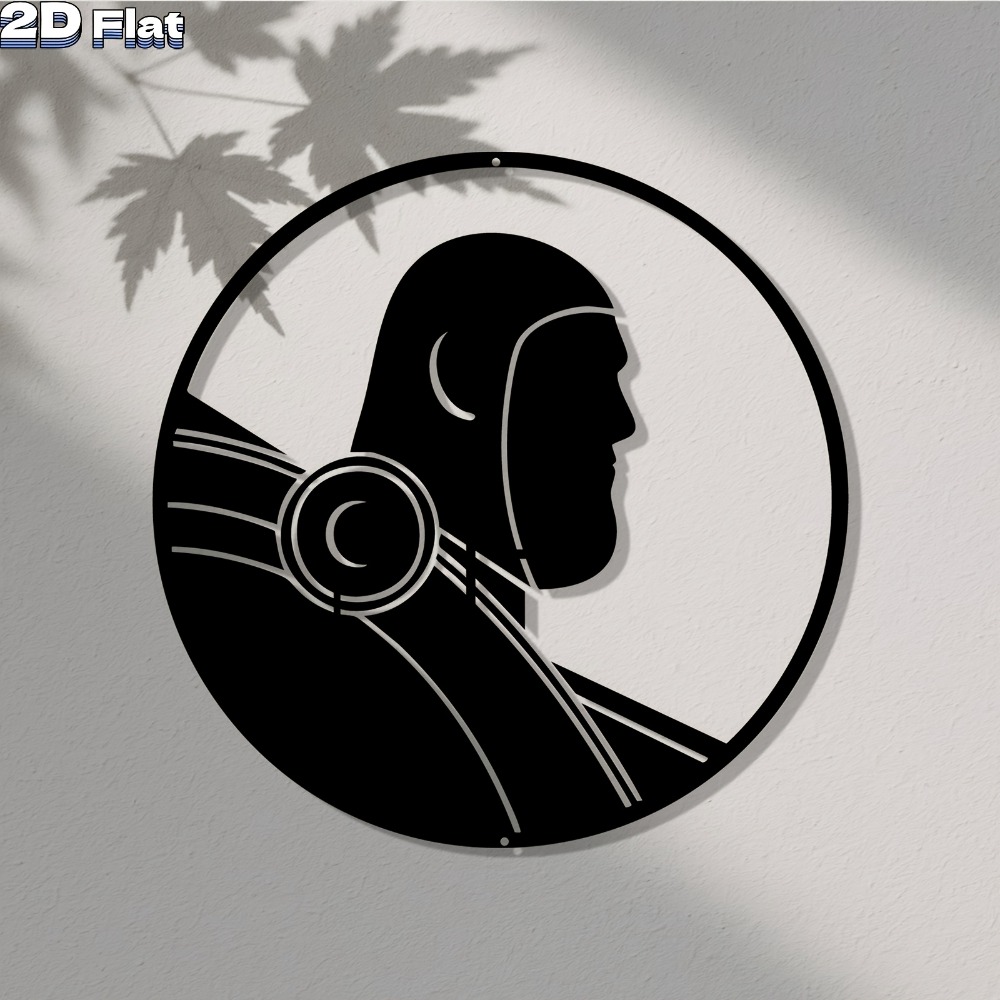 Modern Robot Aluminum Wall Art - Office Tech For Home 评论和价格