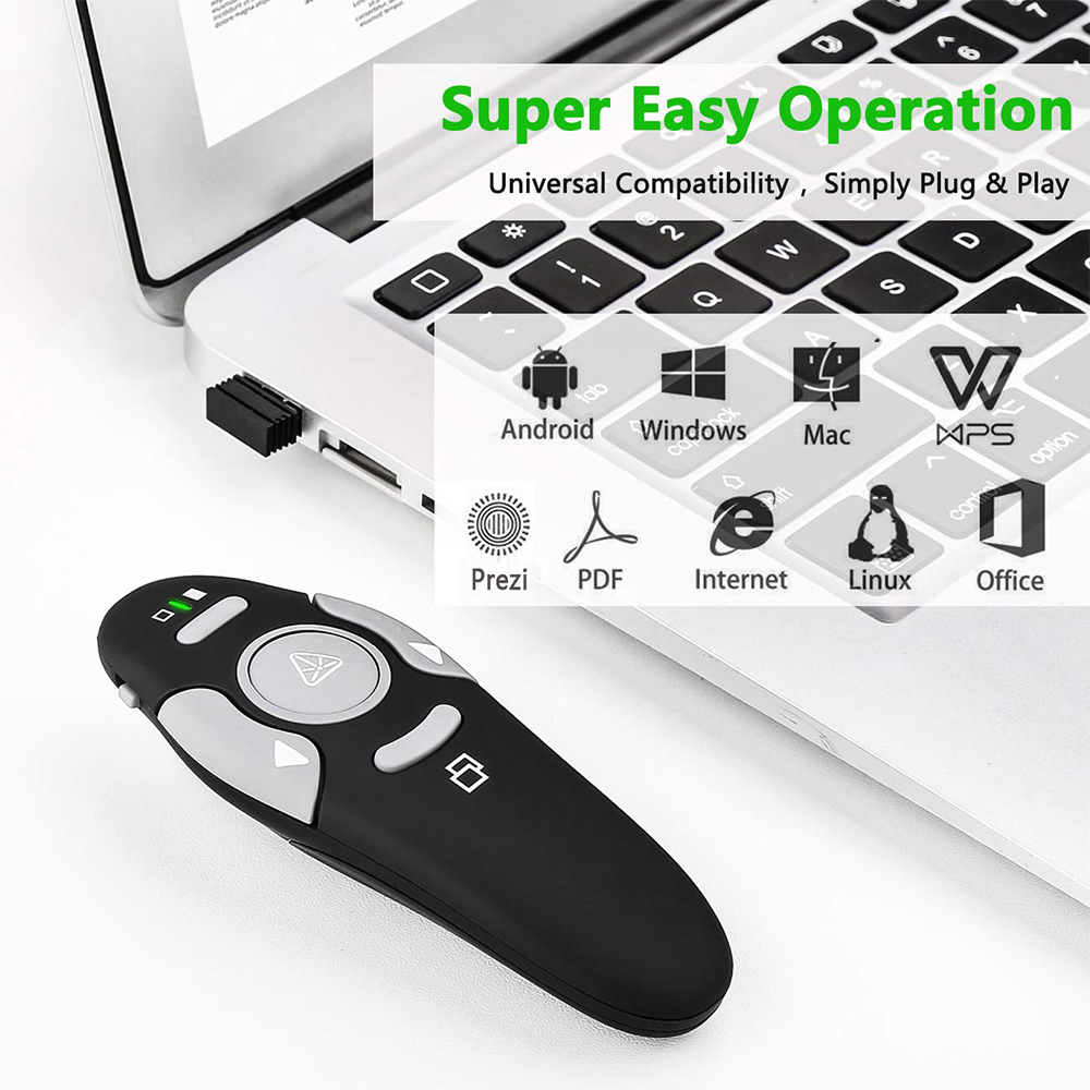 MRSVI Wireless Presentation Cl - Presentation Remote Laser 评论和价格