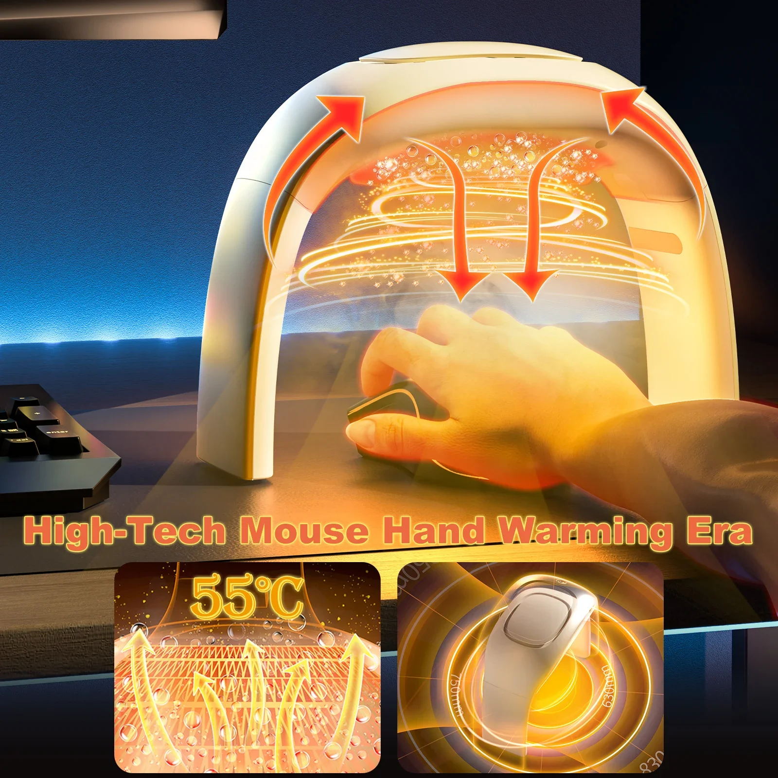 Eary Portable Winter Mouse Han - Office Tech For Home 评论和价格