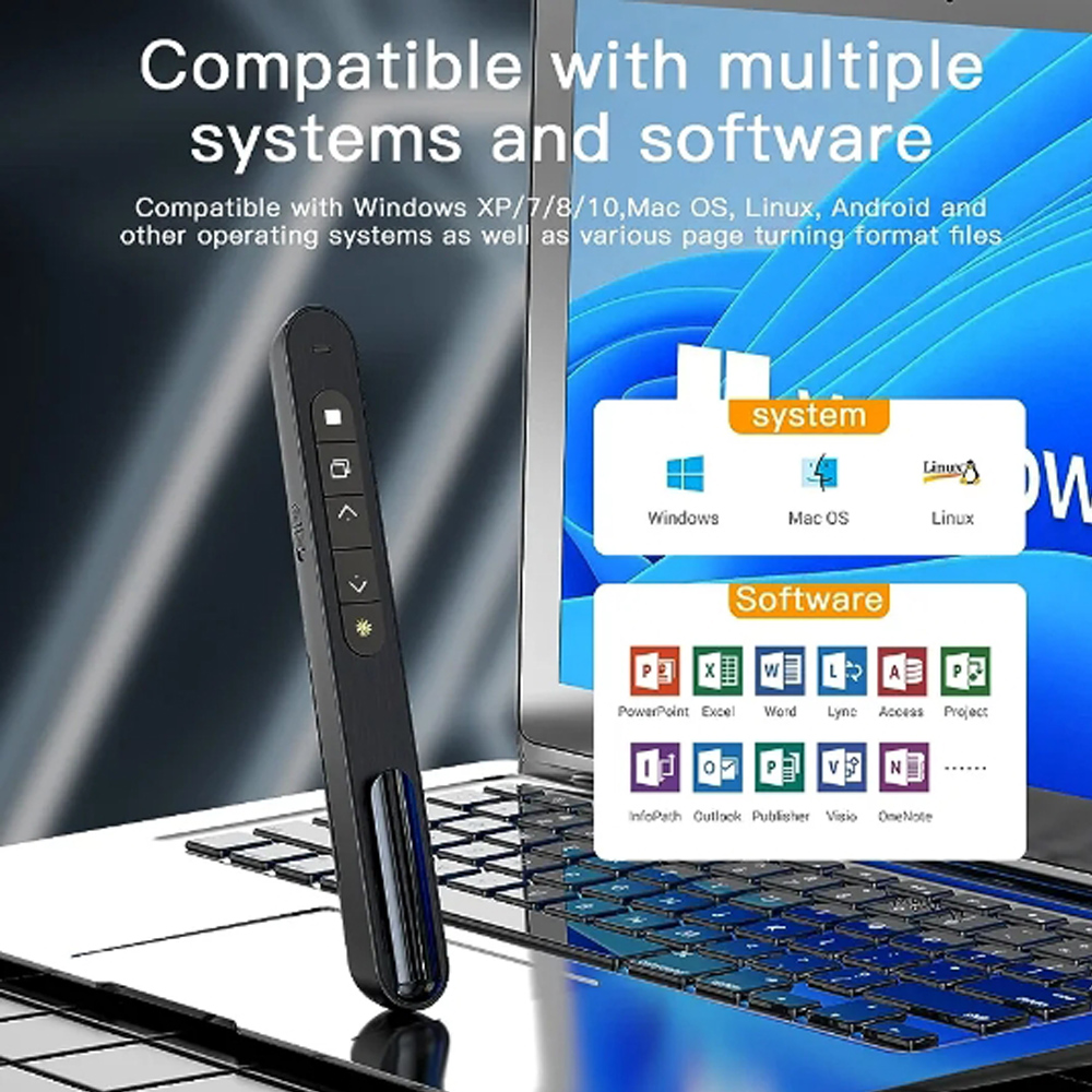 Wireless Flip-Pen Presentation - Presentation Remote Laser 评论和价格