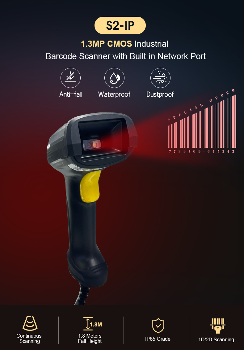 Rakinda Industrial Handheld 1D - Barcode Scanner 2D 评论和价格