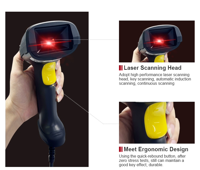 Rakinda Industrial Handheld 1D - Barcode Scanner 2D 评论和价格