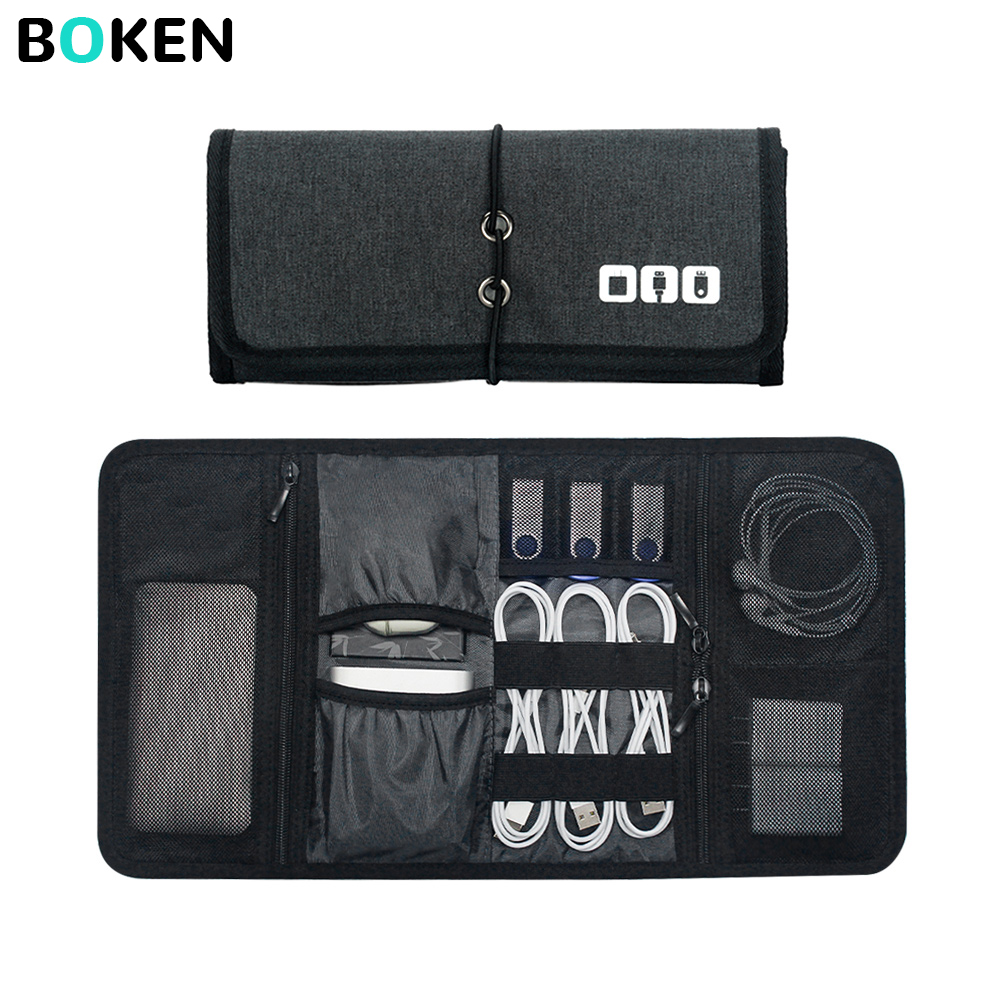 Tech Organizer Bag Cable Stora - Office Tech For Home 评论和价格
