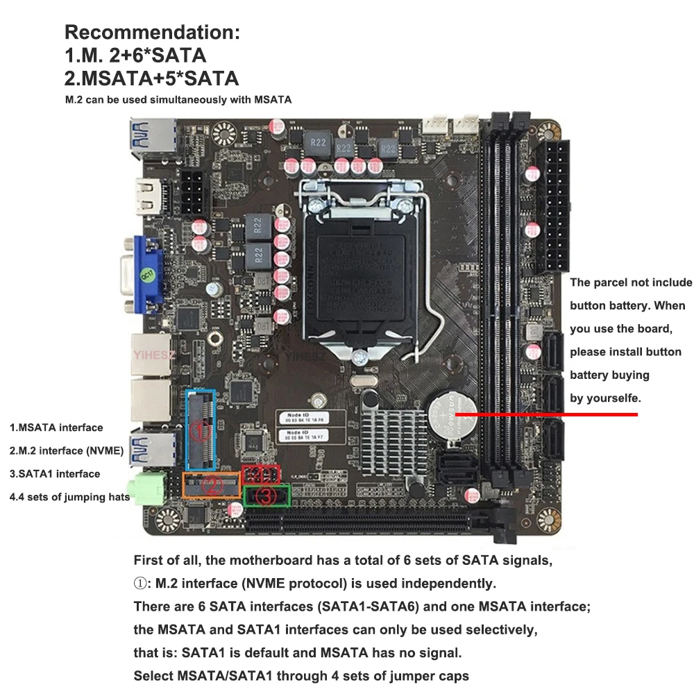 B365 Mini-ITX Motherboard LGA  - Intel Cpu Core I5 评论和价格