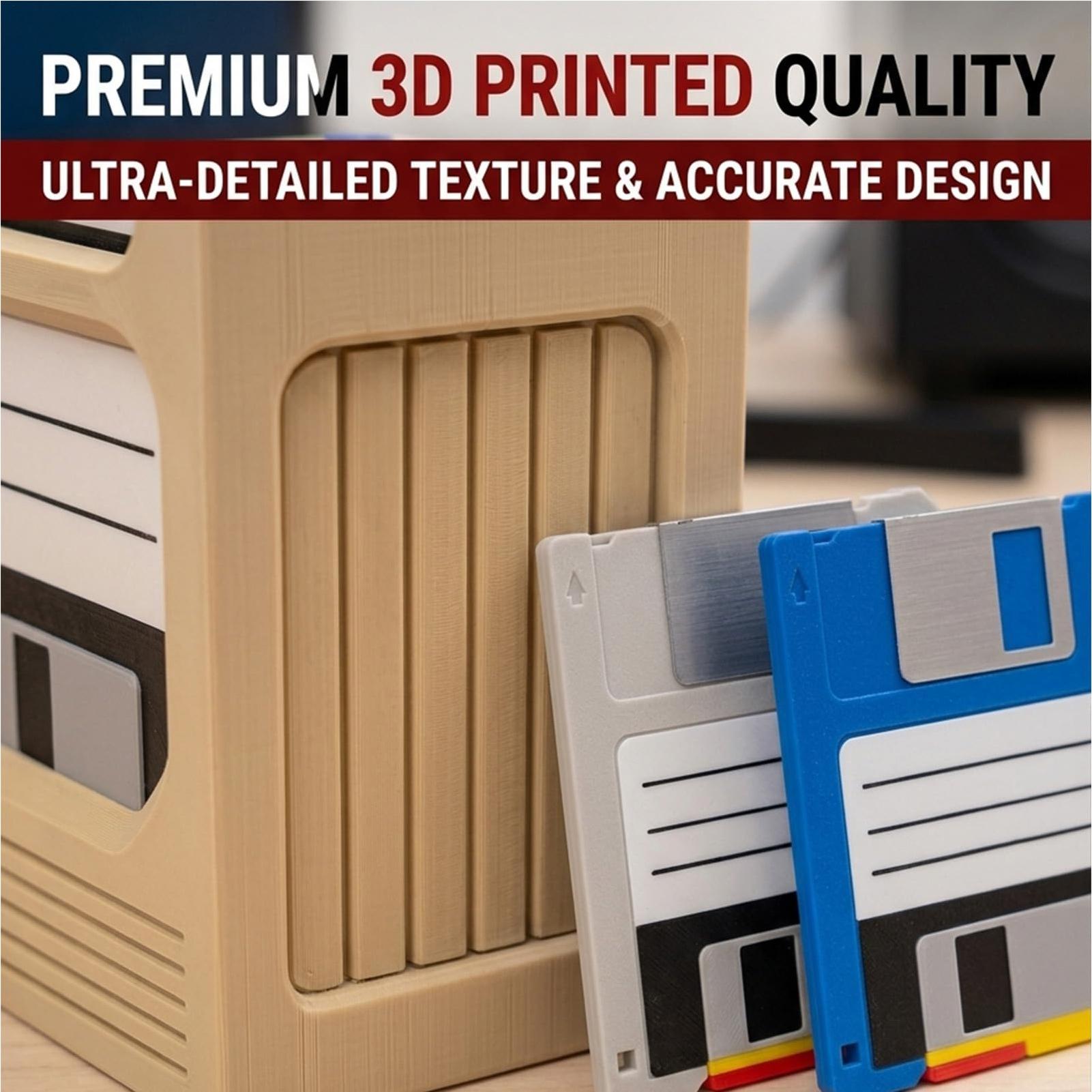 Retro Tech Coaster Holder Set  - Office Tech For Home 评论和价格