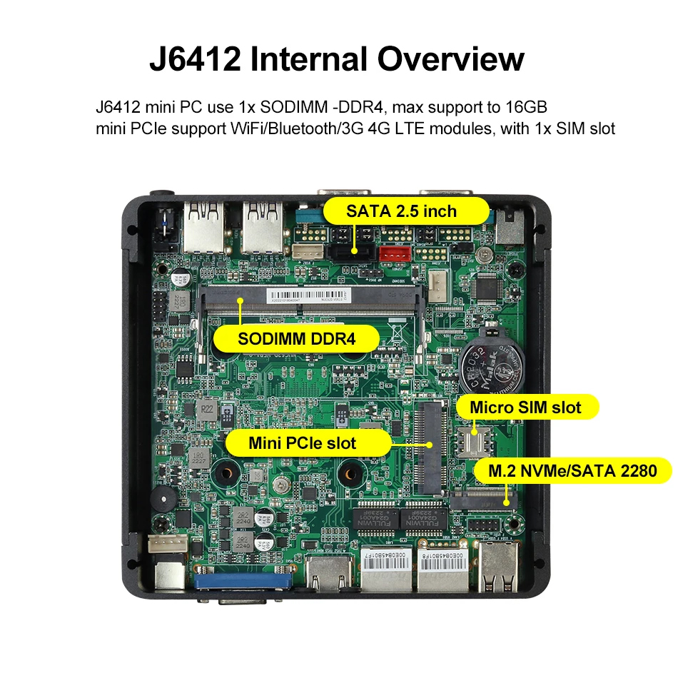 XCY Mini PC Intel Celeron J641 - Intel Cpu Core I5 评论和价格