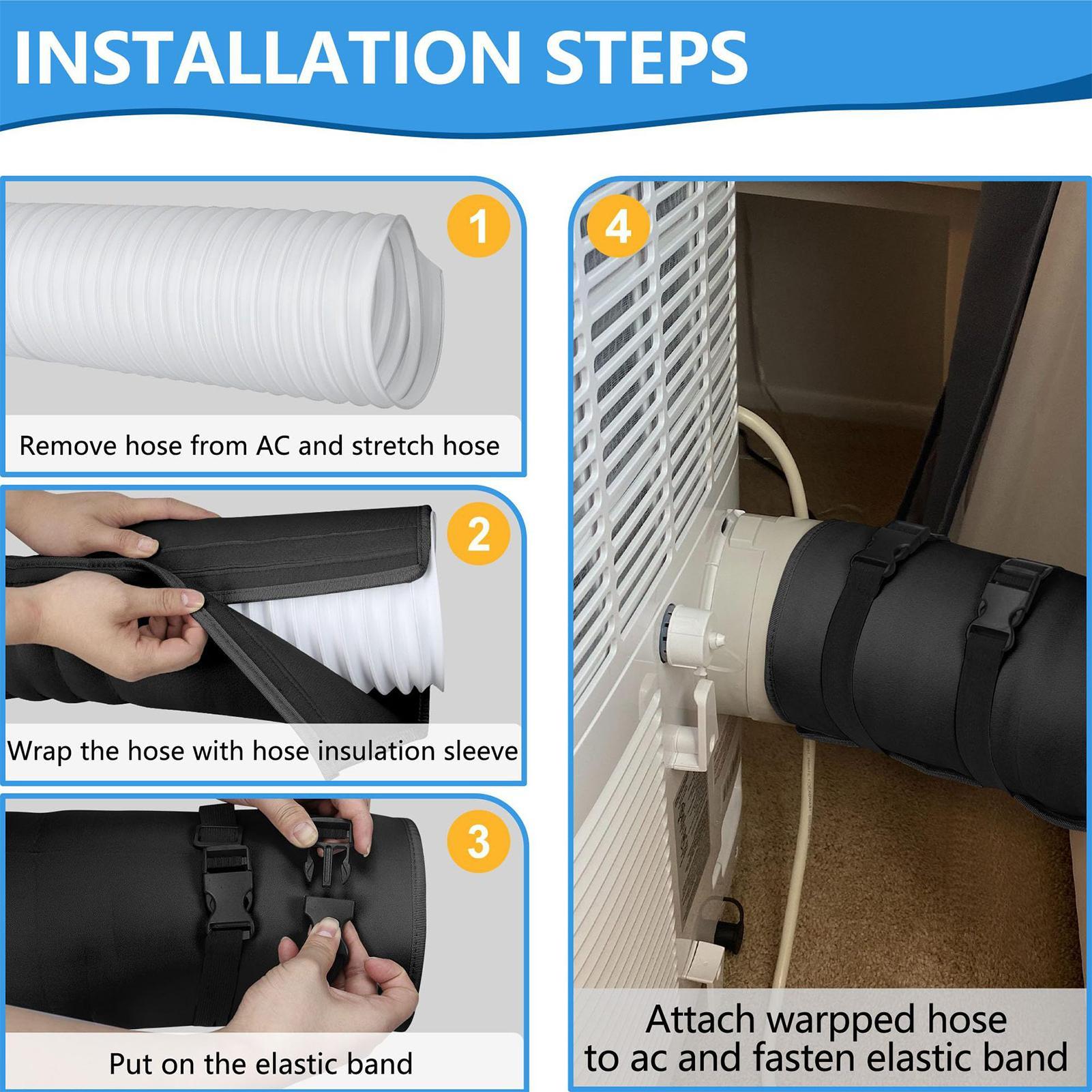 Air Conditioner Hose Cover Dus - Office Tech For Home 评论和价格